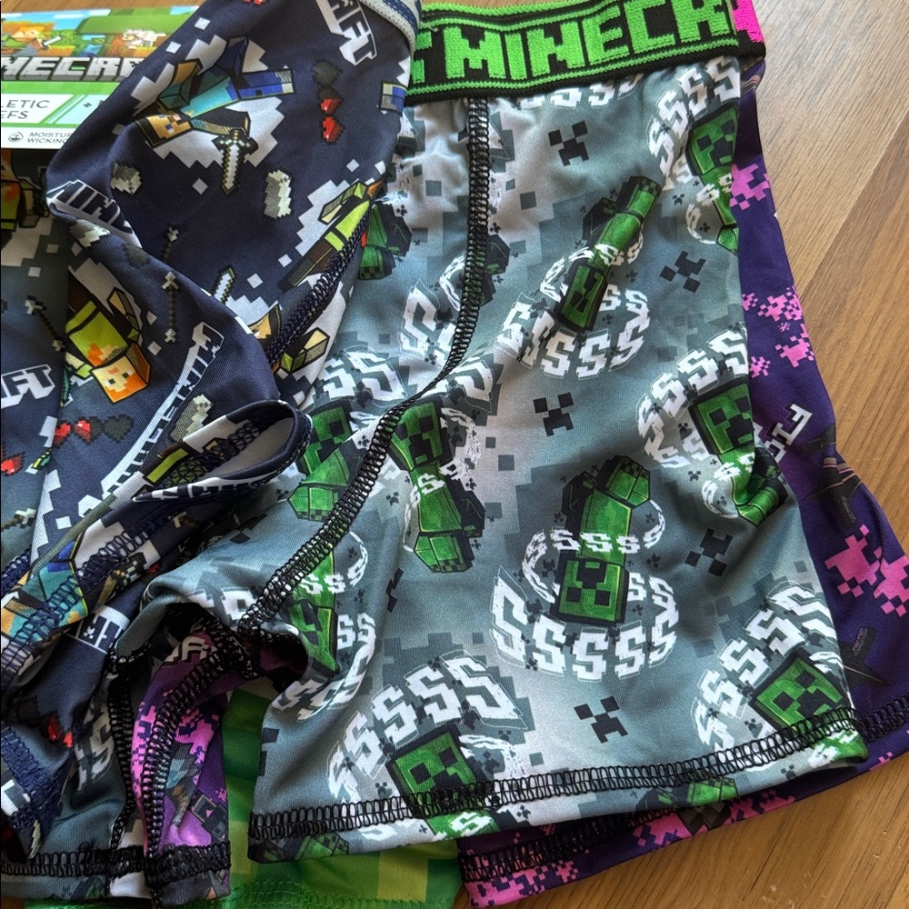 Minecraft Ultracool Boys' Boxer Briefs - Multi-Color size 10 - Picture 3 of 6